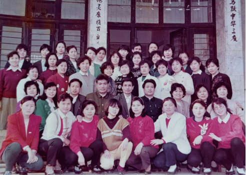 护士长参加娄底学习班留影